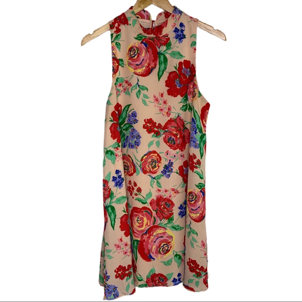 EVERLY Kira Floral Swing‎ Dress Small